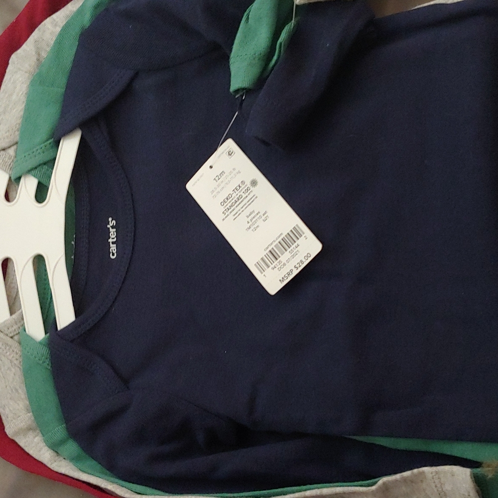 Carter's Baby Longsleeve Bodysuits 12M